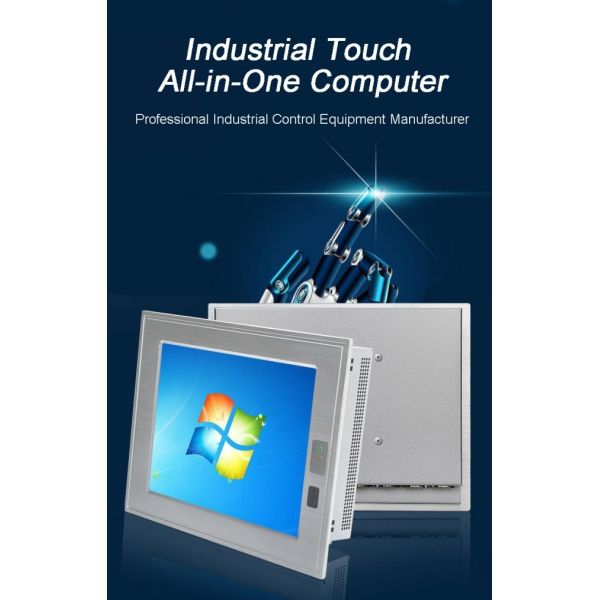 10.1 inch Custom IP65 IP67 1000 Nits Embedded Pc Win 10 All in One Fanless Embedded Touchscreen industrial all-in-one computers