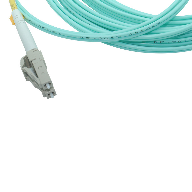 LC - LC OM3 DX Fiber Optic Patch Cord 10G Fiber With Low Insertion Loss