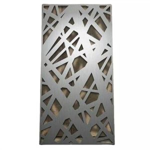 Silver Vertical Decorative Aluminium Fence Panels For Garden