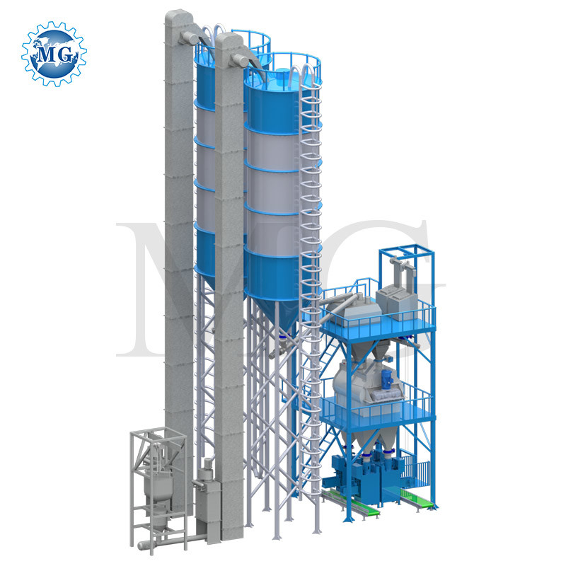 20T / H Full Automatic Dry Mortar Production Line Building Making Machinery