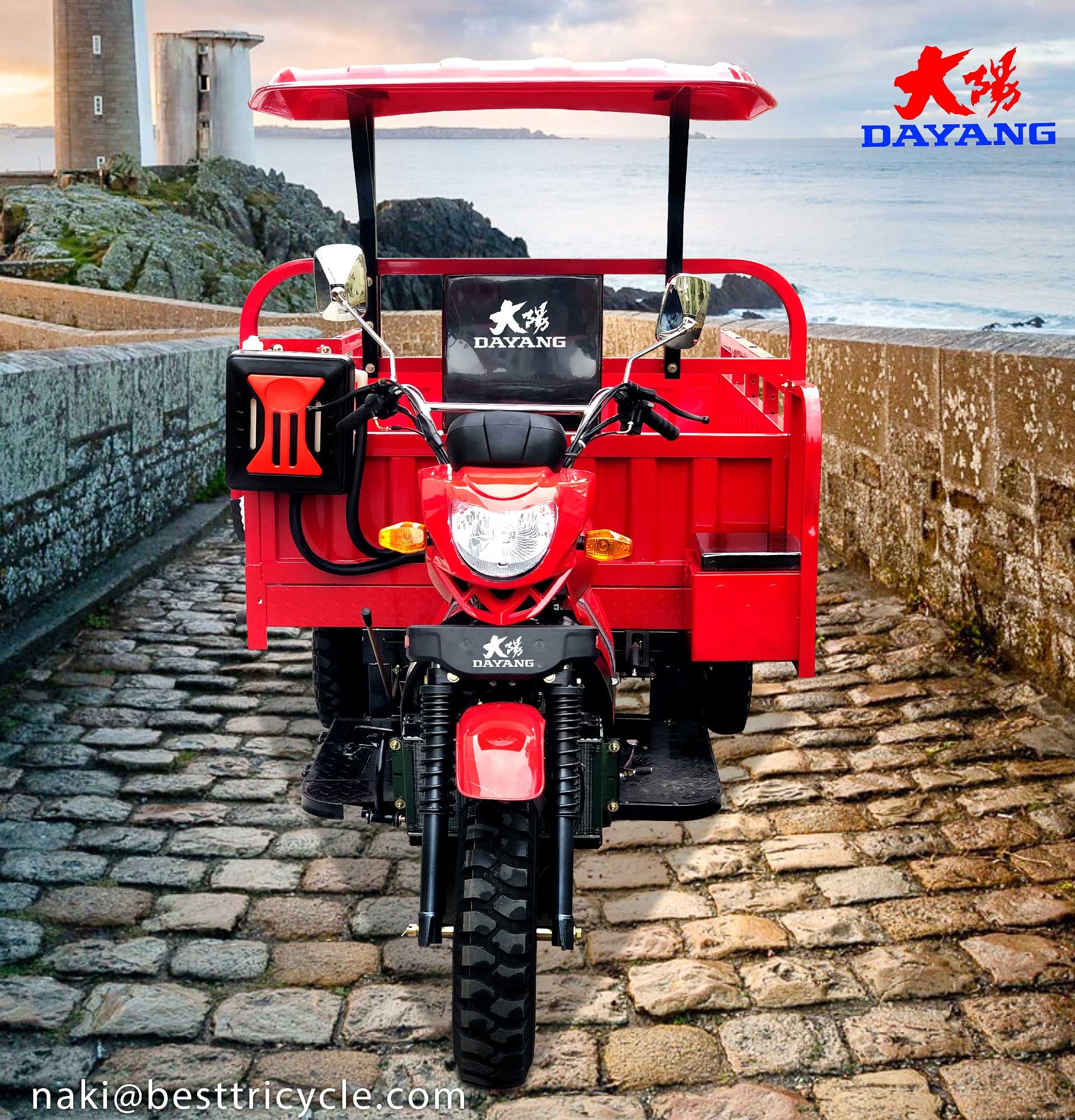 Unleash the Power of DAYANG DY-H8 250cc/300cc/350cc Tricycle in Africa with 12V Engine