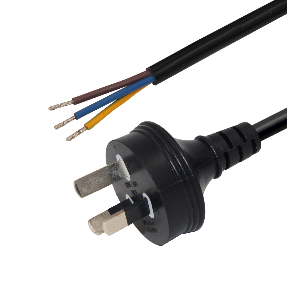 Strip Lcd Monitor Wire Extension Socket Replacement with Open End and AU Plug Standard