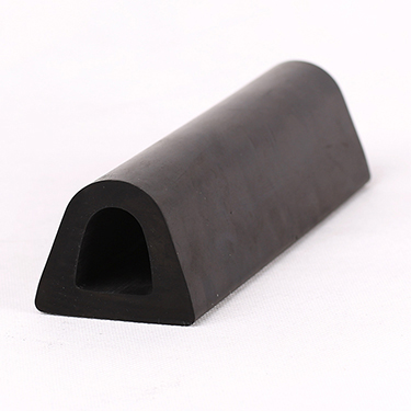 Marine Boat Dock Black EPDM Rubber D Fender Bumper Strip for Long-Lasting Performance