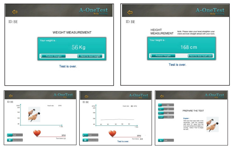 Smart Gym Equipment BMI Scale Body Nutrition Composition Analysis Machine