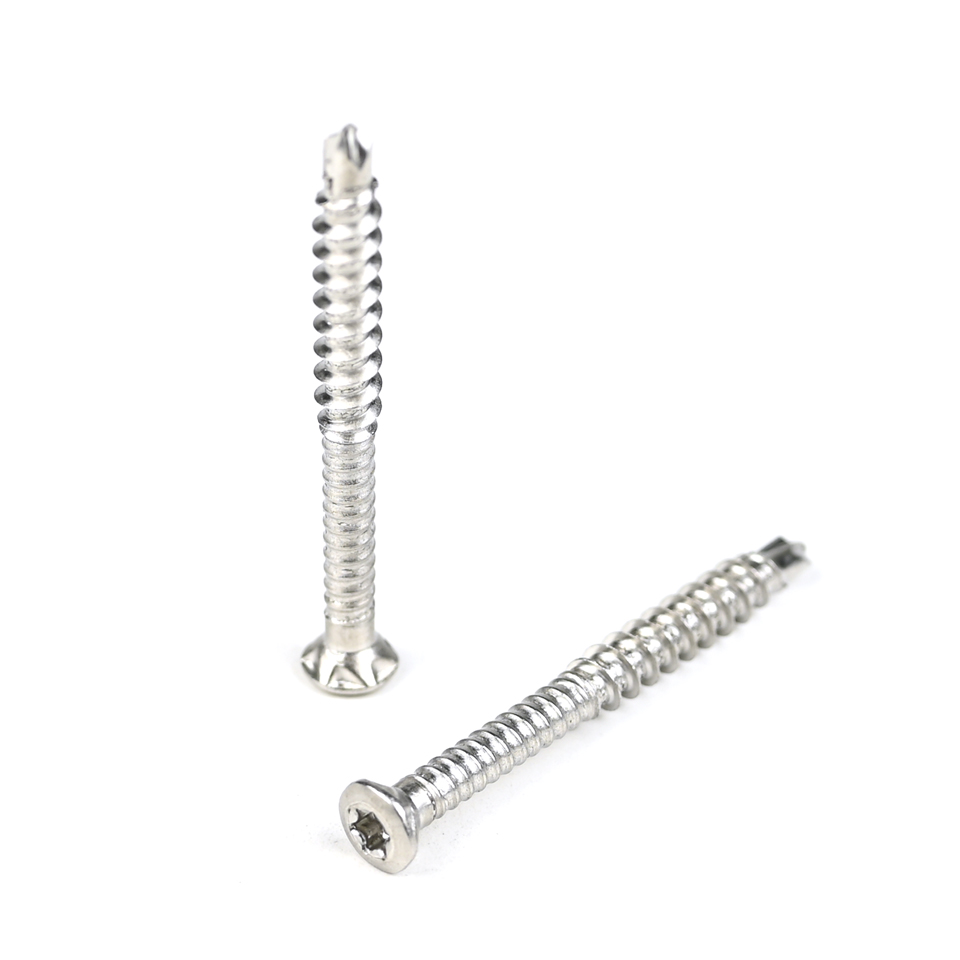 Steel Structure Self-Drilling Screws with Metric Measurements and Oval Head Torx