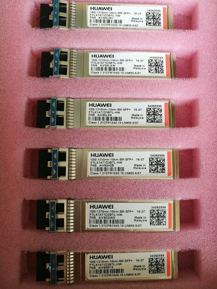 Original HUAWEI 10G-1310nm-10km-SM-SFP+ FTLX1471D3BTL-HW 34060599