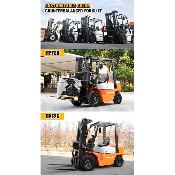 2-3 Tonne Power Lift Forklift Industrial Forklift Truck For Logistics