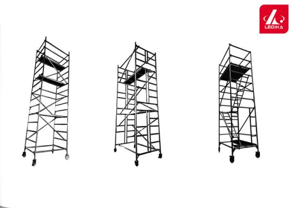 Cheap T6 Movable Aluminum Scaffolding Tower Customized Height Working Bench for sale
