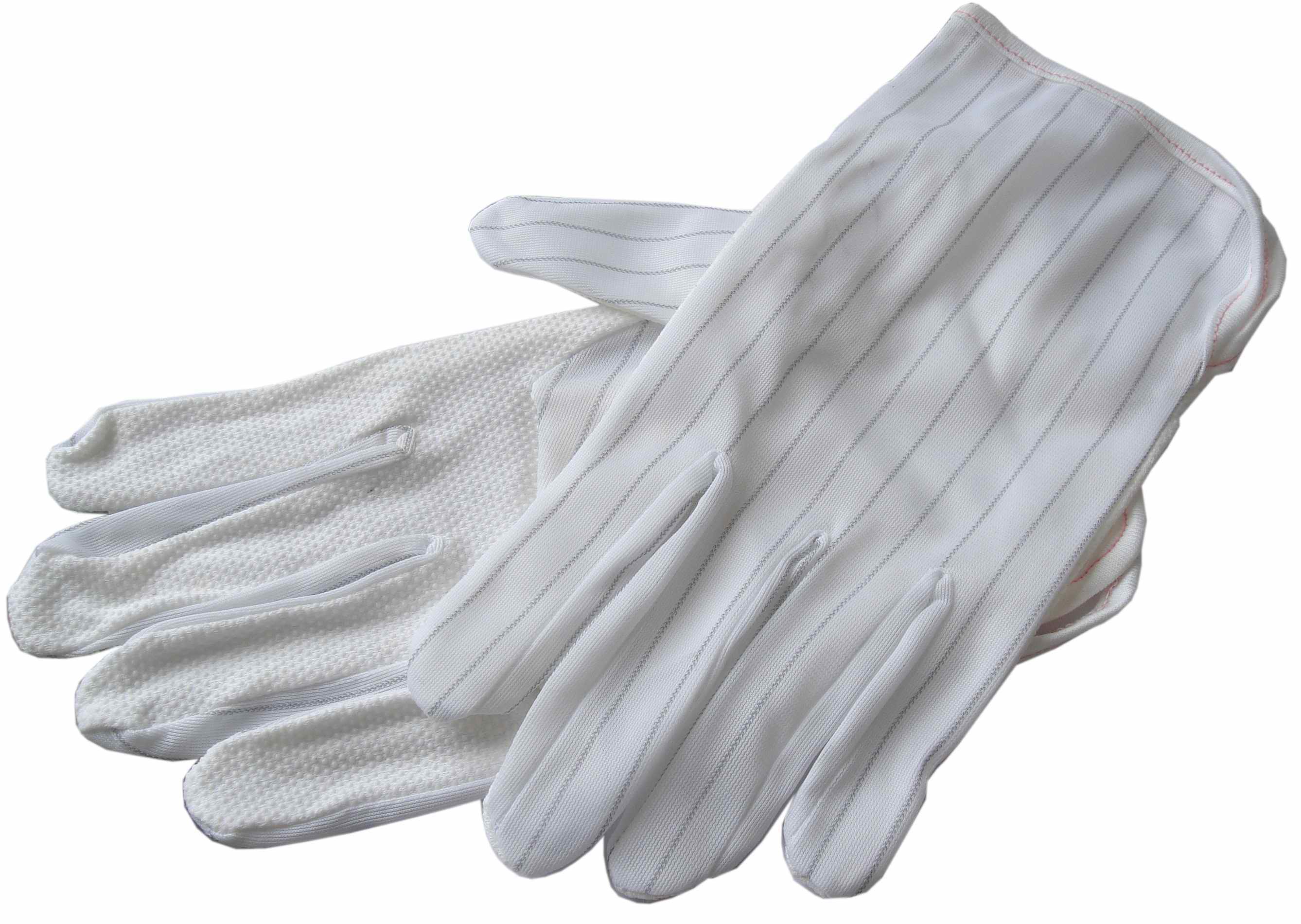 Inspection Cotton ESD Hand Gloves Antistatic For Electronic Production Line