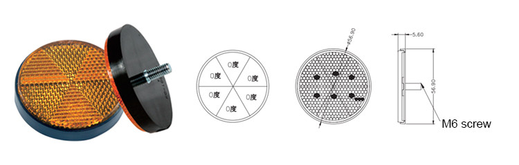 Custom Motorcycle Reflex Reflectors
