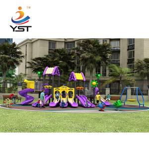 China Sandblasting Water Park Playground Equipment Plastic Playground Slide Anti Aging on sale