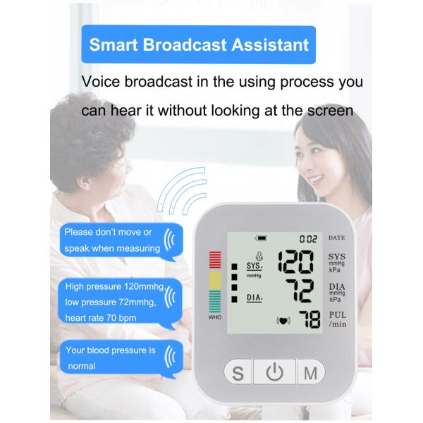 Long Cuff Automatic BP Machine Arm Style Electronic Bp Instrument