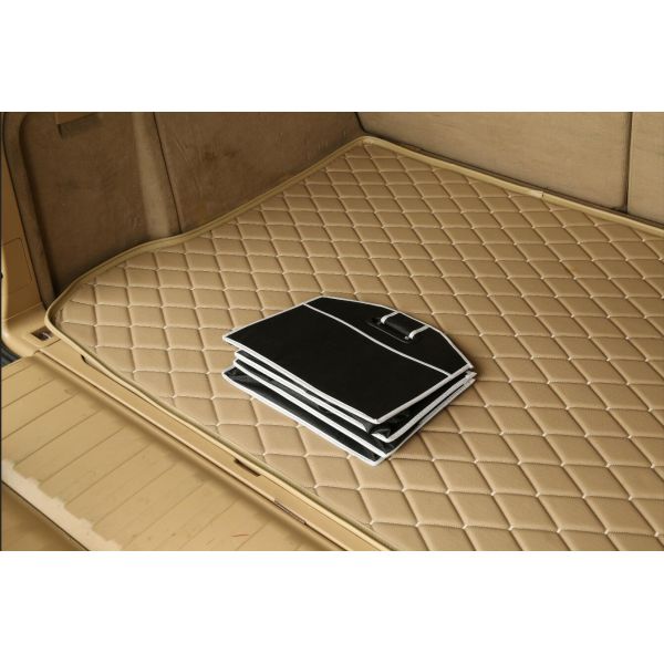 Non Woven Foldable Car Trunk Organizer Bag Storage Easy Clean Blue Color