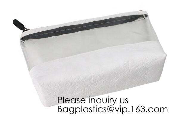 Promotional EVA cosmetic pouch bag with a rubber handle,eco friendly transparent BSCI women EVA cosmetic bag, bagease