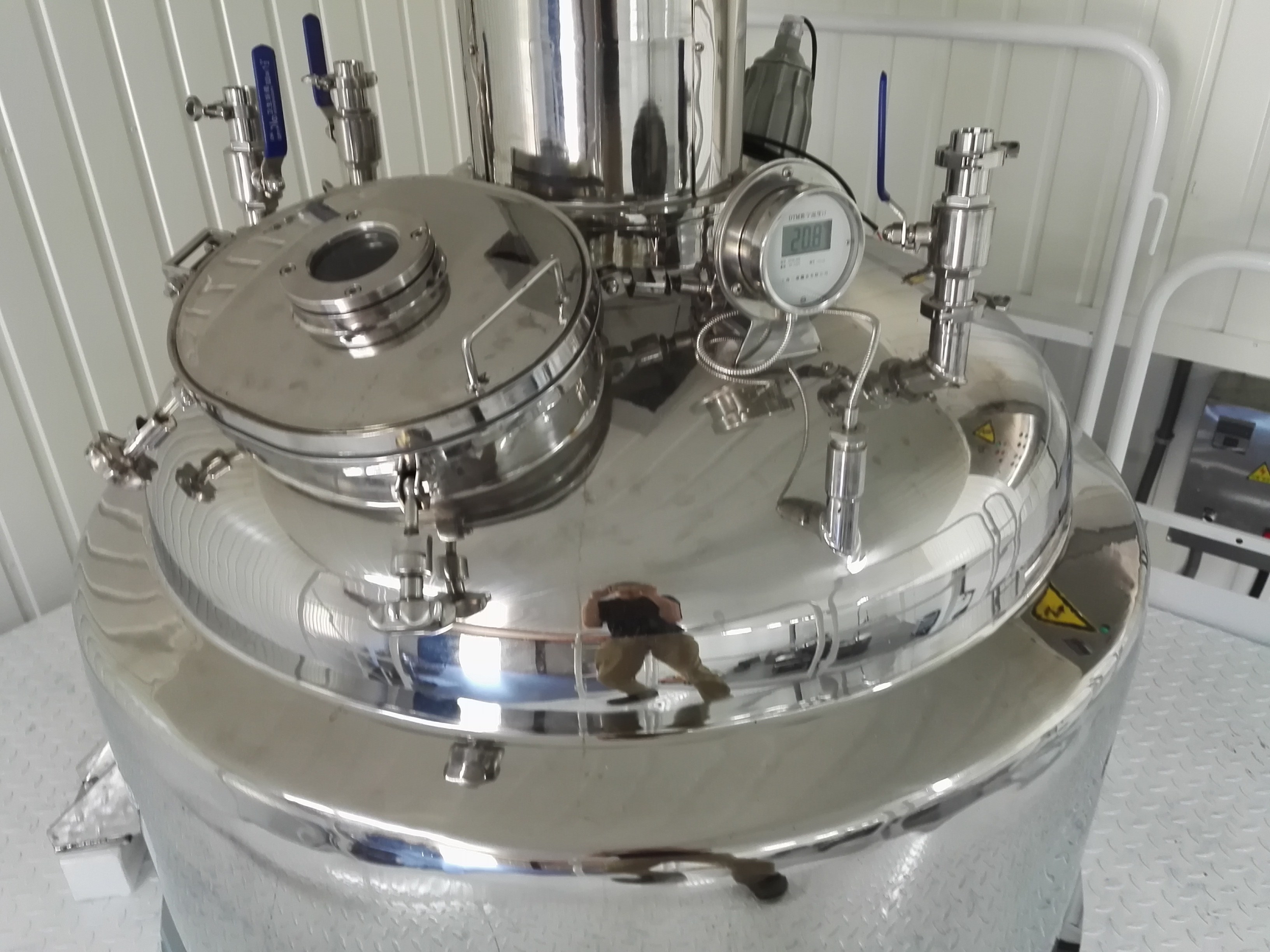 softgel capsule production vacuum tank for gelatin melting, mixing