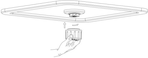 Wireless 2.4G Network UFO Sensor, With Daylight Priority Function, 0-10V Dimming Output