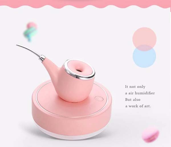 110mL Portable USB Rechargeable Home Mini Pipe Humidifier Car Pipe Humidifier