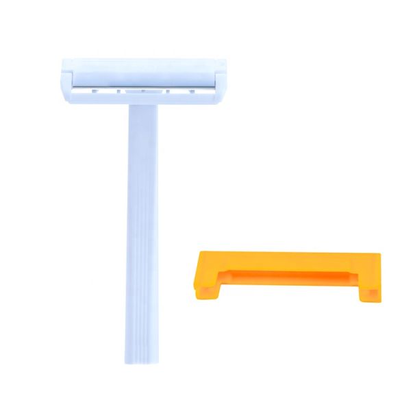 yellow single blade shaver 5 piece pack stainless steel blade shaver 1blade razor yellow color single blade razor