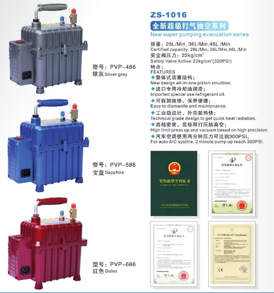 Auto AC Tool 1234YF environmental protection plastic box Gauge set 2196 pipe pressure 800PSI-4000PSII