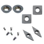 Replacement Tungsten Carbide Turning Tool Inserts 15x15x2.5-30°R50