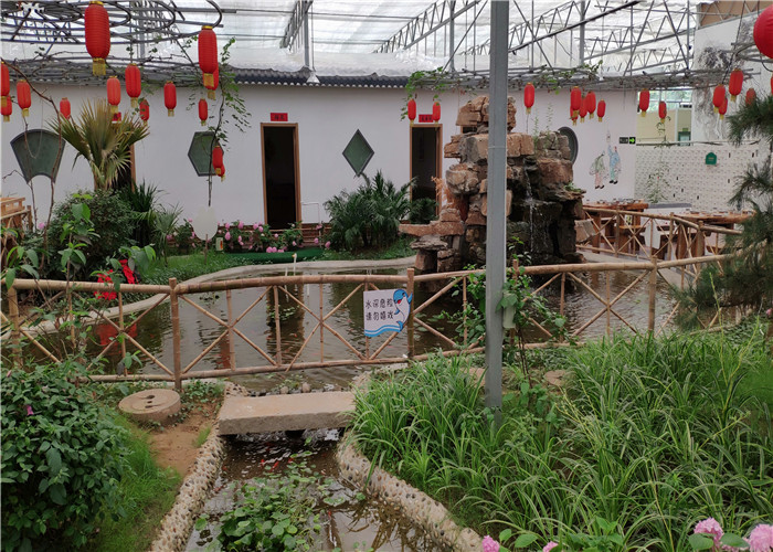 Anti Wear Clear Polycarbonate Greenhouse Heavy Snow Resistance Capacity