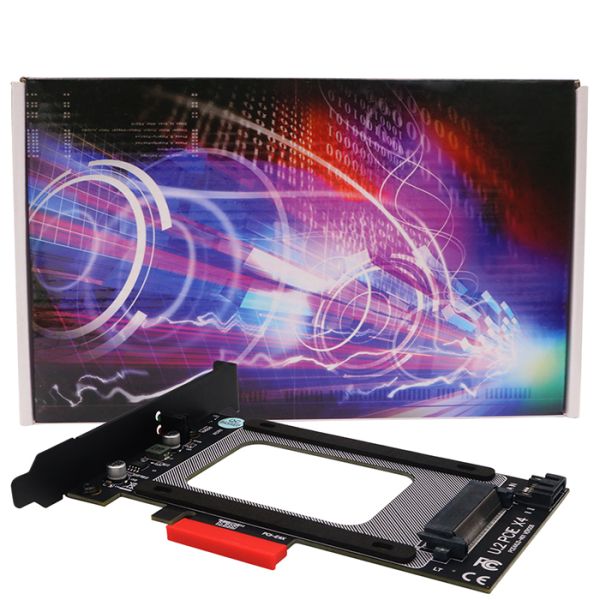 U.2 SFF-8639 Adapter PCIe U.2 SSD To PCI Express Card Support U.2 SSD 2.5" SATA SSD