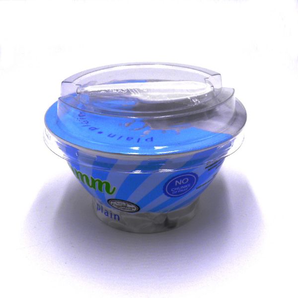 Food grade Plastic yogurt cups with aluminum foil lids