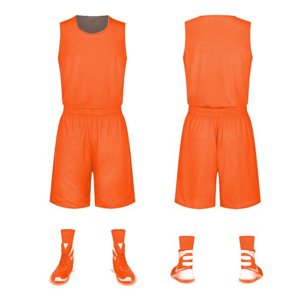 Latest Custom Logo High Quality Design Unique Reversible Sports Sublimation Basketball Jyouth reversible basketball jersey