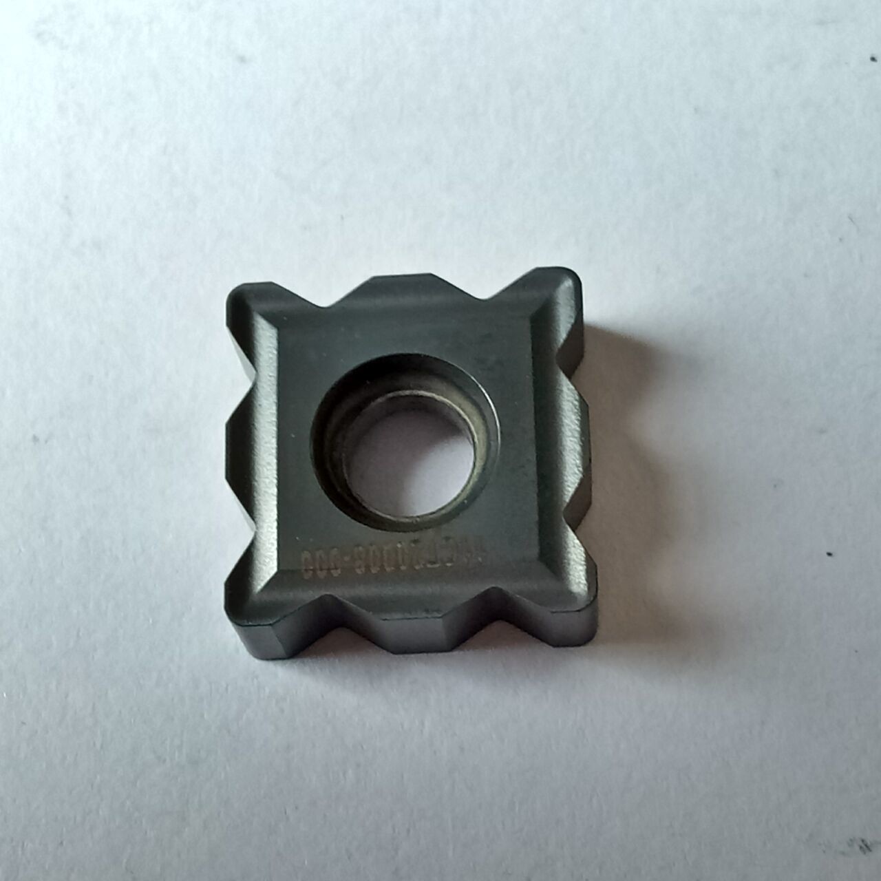 Impact Resistant Custom Carbide Inserts Non Standard Grey Coating Excellent Hardness