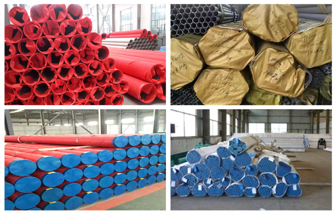 Stainless steel pipe packaging and bundling examples