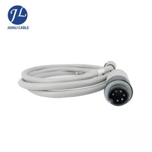 China 20M 6 Pin Car Backup CCTV Camera Power Cable For Audio Video on sale