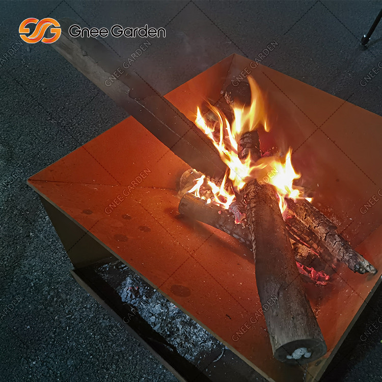 Corten Steel Fire Pit Custom Round Outdoor Personal Large Garden Furniture