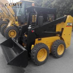 China Mini All wheel drive XCMG power rent skid steer loader XT740 skid steering for Sale on sale