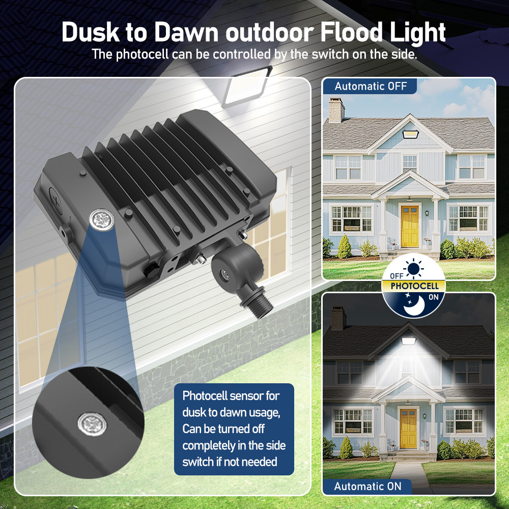 Garden 50W 100W 150W Led Flood Lights with 3Cct and SMD 2835 Light Source