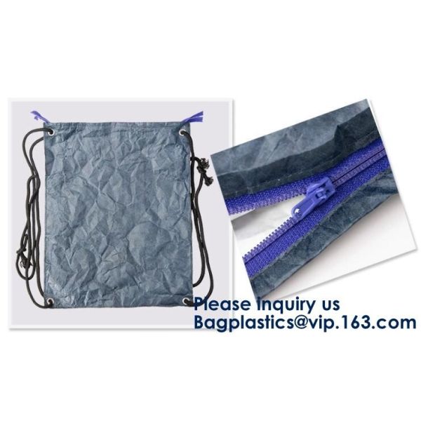 DuPont Paper Bags Shopping Bag,Custom LOGO Tyvek Washable Tearproof Paper Tote Shopping Bag, Bagease, Bagplastics, Pak