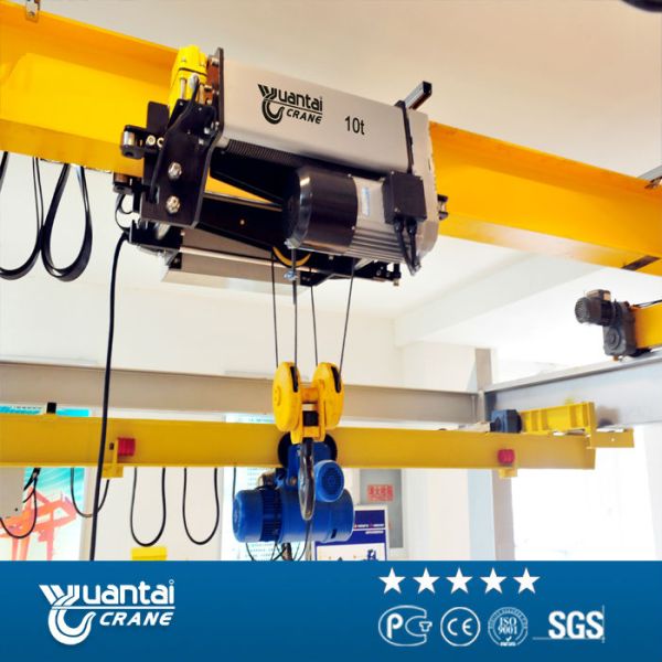 Yuantai Crane lifting electric hoist 10ton european style wire rope pulling electric hoist