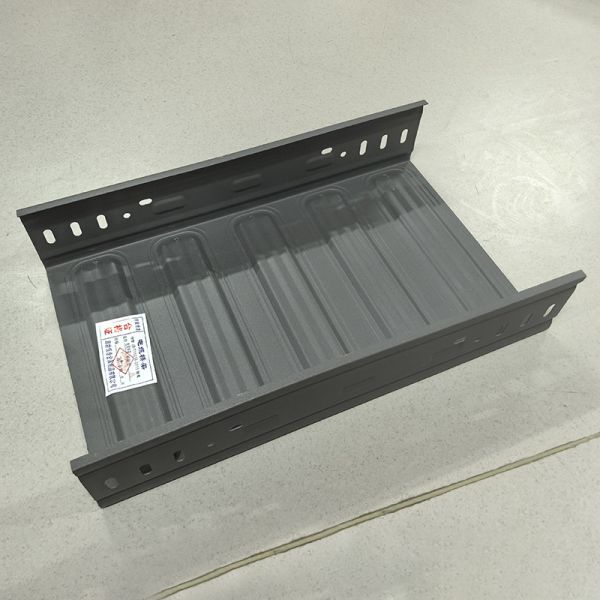 Wall Mounting Or Hanging Cable Tray Industrial Metal Cable Trough 100mm - 1000mm