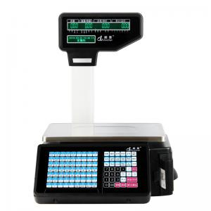 Quality Accurate Electronic Digital Weighing Scale / Price Computing Scale With Label Printer wholesale