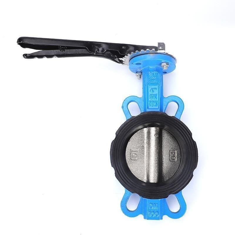 Handle Butterfly Valve Industrial Lever Wafer Butterfly Valve Ductile Iron