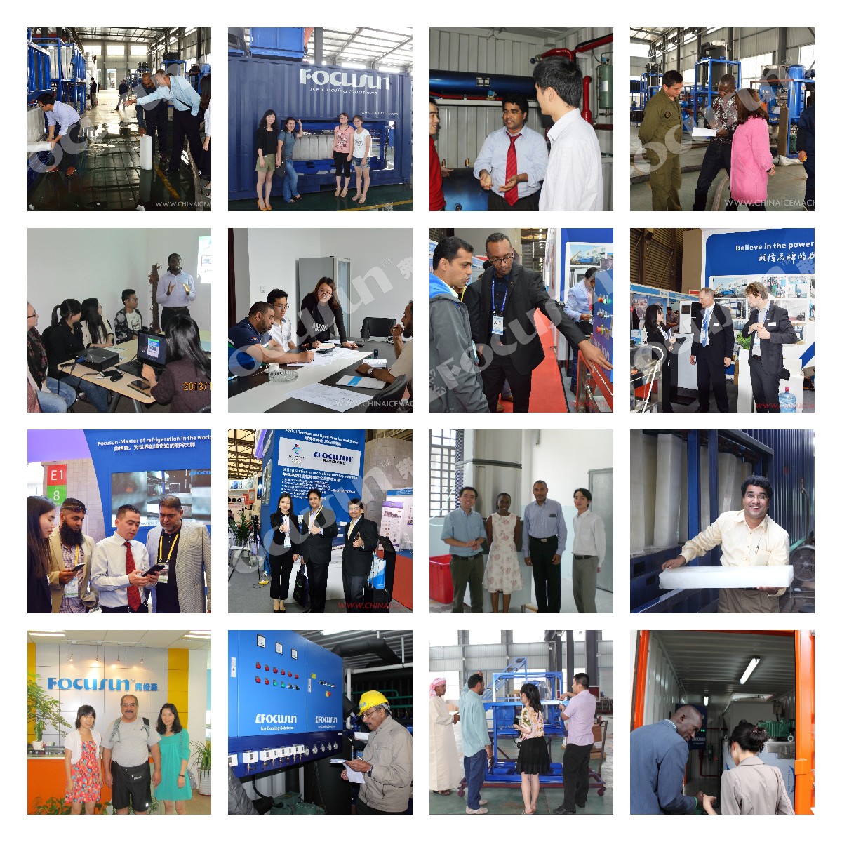 Versatile Commercial Automatic Ice Maker Focusun 5T Air Flake Ice Making Machine