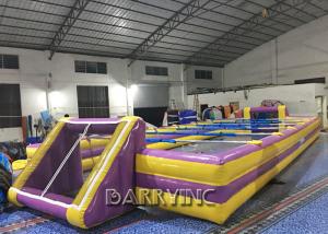 China Customized Outdoor Inflatable Sports Games Adults / Children Inflatable Soccer Field on sale