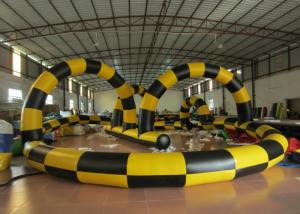 Quality Zorb Ball Inflatable Quad Track , Customized Kids Toy Cars Blow Up Race Track wholesale