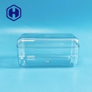 China Cake Pastries Disposable Square PET Plastic Food Box Transparent Packing on sale