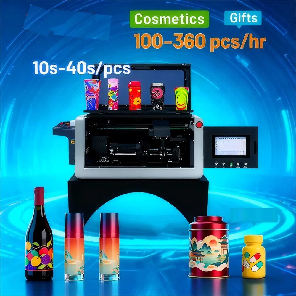 High Speed Cylinder UV Printer 360 Cylinder UV Cylinder Printer