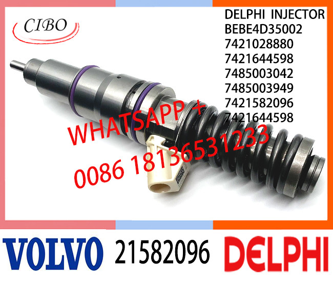 Fuel Diesel Injector 21582096 BEBE4D35002 7421028880 7421644598 7485003042 21644598 E3.18 for REN-AULTT 11LTR EURO3 HI