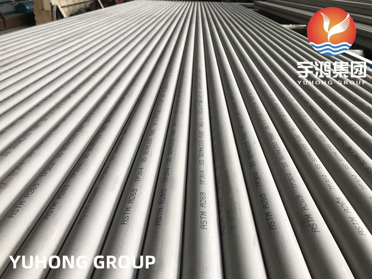 ASTM A269 TP304 TP304L Stainless Steel Seamless Pipes For Boiler