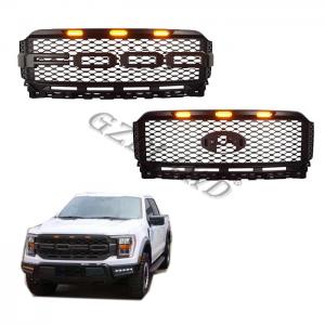 China 2021 2022 High Quality Wholesale Products Car Body Parts Accessories Front Grille With Led Lamp For Ford F150 on sale