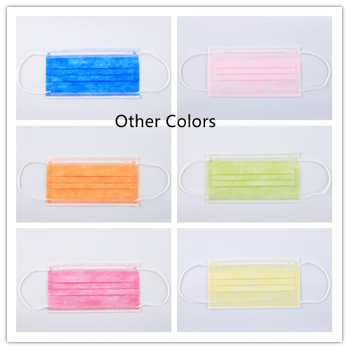 factory civilian grade non woven 3 ply face mask non-woven disposable 3ply face mask