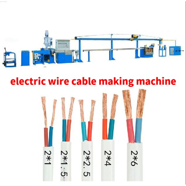 PVC Wire Cable Making Extruder Machines for Cable Insulation Manufacturing Production