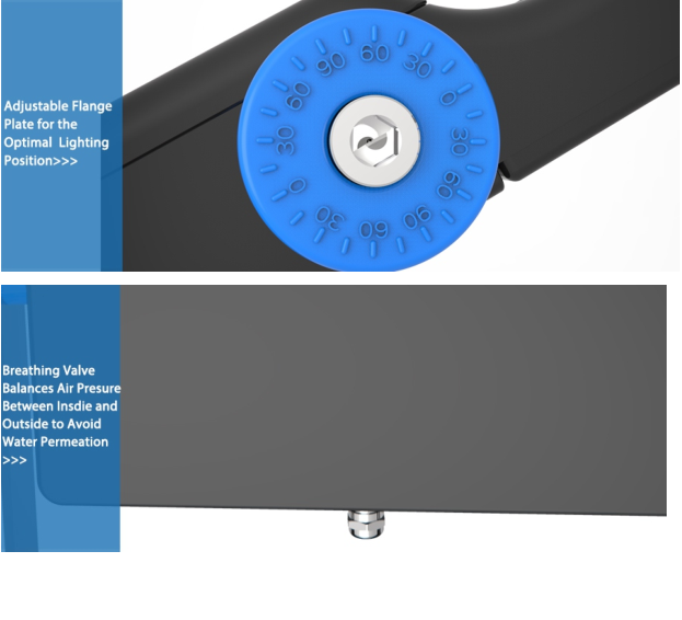100W 125LPW SMD3030 High Brightness LED Floodlights